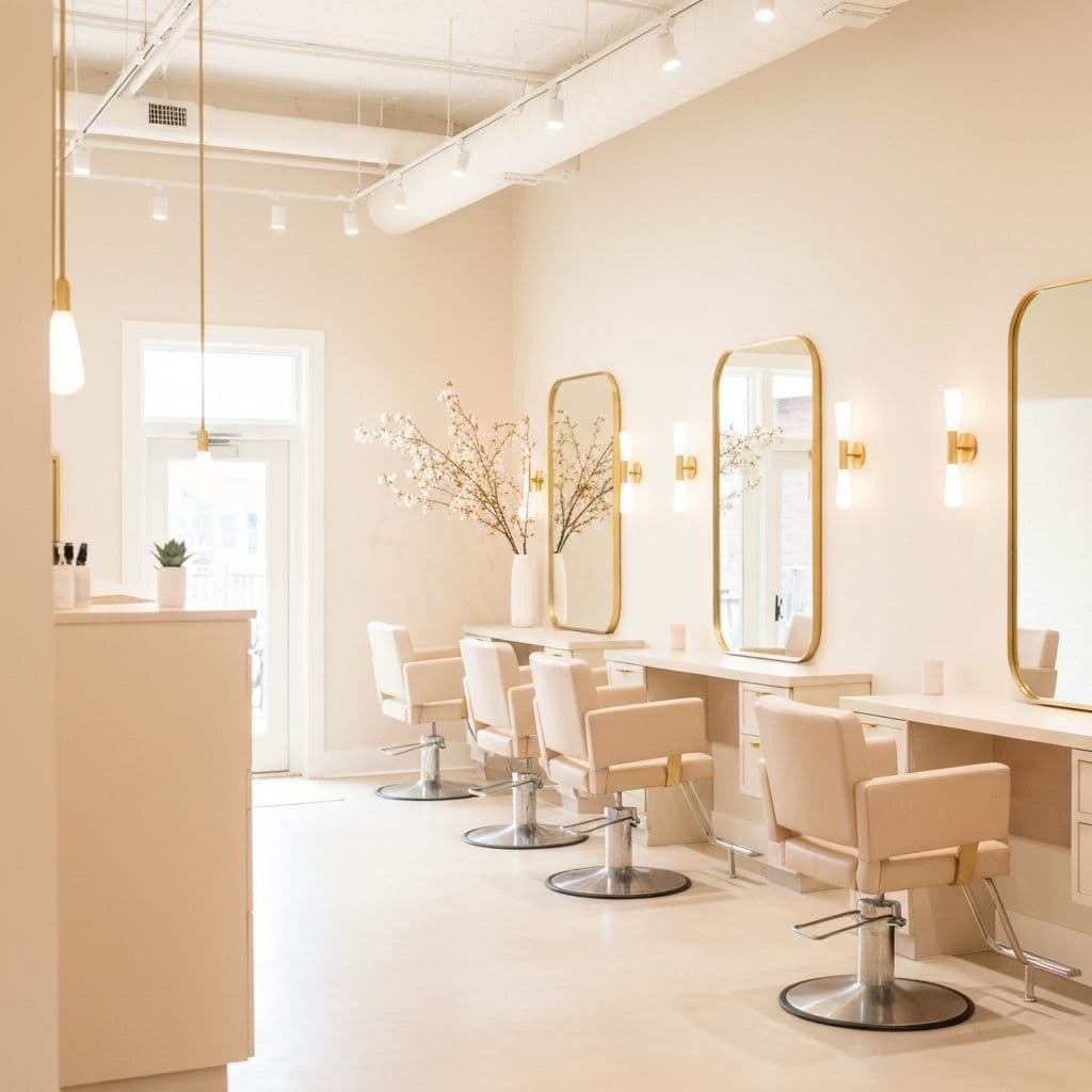 Cherry Blossom Salon interior